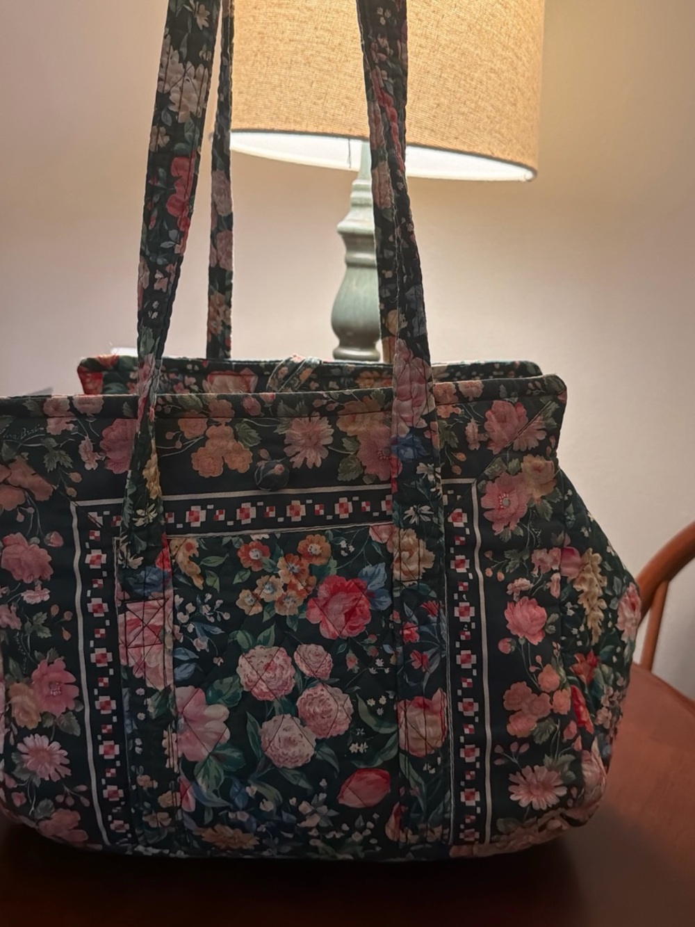 Vera Bradley Hoosier Bag in Springtime